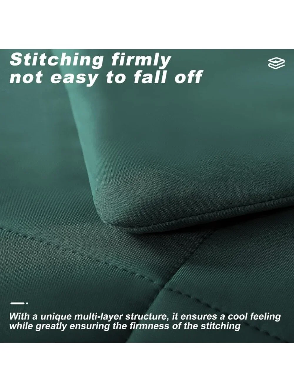 Cooling King Size Comforter - Double-Sided Quilted Blanket for Hot Sleepers